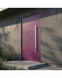 Porte d'entrée en aluminium violet