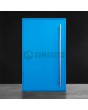 Porte d'entrée principale en aluminium bleu