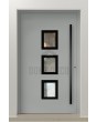 PIVOT Izobar - porte à pivot unique en aluminium avec cinq fenêtres