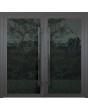 LIM-BATCH VL19 double - Porte aluminium vitrée Lacobel