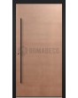 LIM Copper- porte d'entrée en aluminium avec un revêtement en cuivre