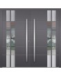 LIM C3 double -  entrée principale porte double en aluminium