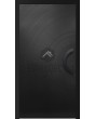 LIM V63 - porte avant à charnières en aluminium avec motif fraisé
