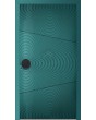 LIM V66 - aluminum entrance door with milled pattern