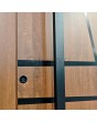 LIM W360 double - porte double en aluminium massif avec rayures
