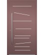 Porte d'entrée en aluminium