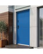 porte d'entrée extérieure en acier bleu