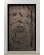 PIVOT M11 - porte pivotante avec texture bronze en métal fraisé