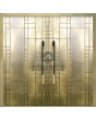 LIM M18 double - Porte d'entrée double en aluminium avec texture en métal fraisé