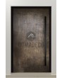 PIVOT M24 - porte pivotante en aluminium avec métal liquide bronze