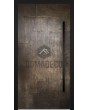 LIM M24 - porte à charnières en aluminium avec métal liquide en bronze