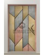 LIM M4 - Porte d'entrée à charnières en aluminium revêtue de métal liquide de différentes couleurs