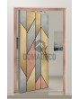 PIVOT M4 - Porte d'entrée pivotante en aluminium revêtue de métal liquide