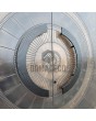 LIM M6 double - porte double en aluminium brun métal liquide