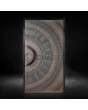 PIVOT M6 porte en aluminium avec texture bronze en métal fraisé