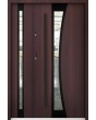 Sta Gemini Duo Noir - porte exterieur avec panneau latéral