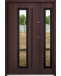 Sta Hevelius Duo Noir - porte exterieur avec panneau latéral