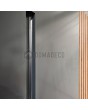 LIM RAIL3 - porte extérieure en aluminium à lames verticales en profilés d'aluminium