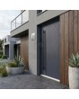Porte d'entrée moderne anthracite