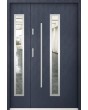 Sta Magellan Duo - porte d'entrée métallique extérieure avec panneau latéral
