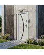 Porte d'entrée simple moderne blanche