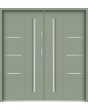 Sta Pires Double - portes doubles surdimensionnées en acier avec isolation thermique renforcée