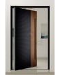 PIVOT V24 - Porte d'entrée Pivot avec éléments décoratifs et rainures usinées par CNC