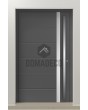 PIVOT 41 - porte pivotante en aluminium avec bande