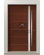 PIVOT 41 - porte pivotante en aluminium avec bande
