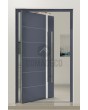 PIVOT 41 - porte pivotante en aluminium avec bande