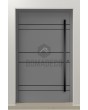 PIVOT AD18 - porte d'entrée pivotante en aluminium de haute qualité