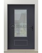 LIM CL05S - porte traditionnelle vitrée en aluminium