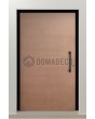 PIVOT Copper - porte pivotante en aluminium avec revêtement en cuivre