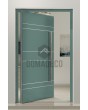PIVOT AD18 - porte d'entrée pivotante en aluminium de haute qualité