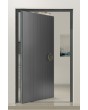 PIVOT V62 - porte d'entrée pivotante en aluminium avec fraisage vertical