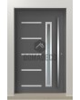PIVOT P101 - porte d'entrée pivotante moderne en aluminium
