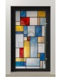 PIVOT SG1 - Porte pivotante extérieure en aluminium avec vitrage coloré