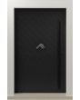 PIVOT V59 - porte d'entrée pivotante moderne en aluminium