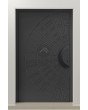 PIVOT V63 - porte d'entrée pivotante en aluminium avec motif fraisé