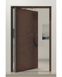 PIVOT V63 - porte d'entrée pivotante en aluminium avec motif fraisé