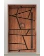 PIVOT W360 - porte pivotante moderne en aluminium avec rayures
