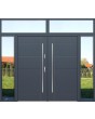configuration personnalisée - Porte double Fargo avec fenêtres latérales gauches, droite et supérieures