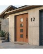 Porte d'entrée en aluminium « Golden Oak » : élégance et qualité supérieure pour votre maison