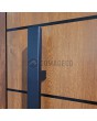 PIVOT AP18A - porte à pivot simple en aluminium