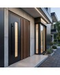 PIVOT RAIL4 - porte pivotante en aluminium avec lames verticales en profilés d'aluminium