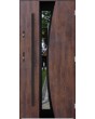 Sta Gemini noir - porte d entrée vitrée
