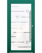 LIM Glass S20 -porte d'entrée givrée de qualité avec décor transparent