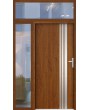 configuration personnalisée - Porte STA avec panneaux latéraux gauche et supérieur (vue de l’extérieur)