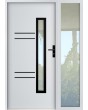 configuration personnalisée - STA porte d'entrée avec droit fixe latéral (vue de l'extérieur)