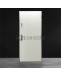Porte d'entrée en acier blanc résistant aux intempéries